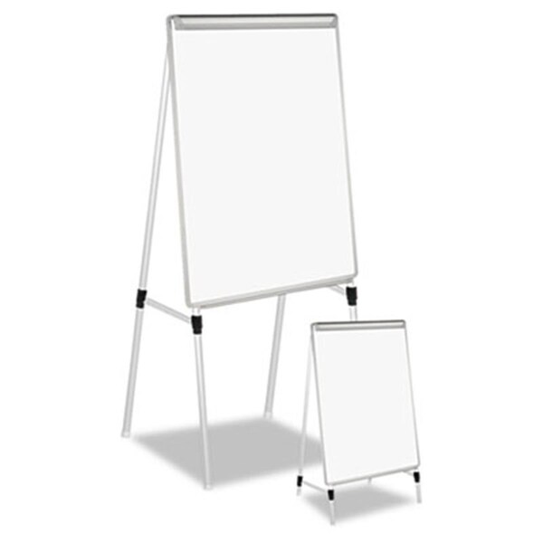 Snag-It Adjustable White Board Easel, 29 x 41, White-Silver SN39448 - main
